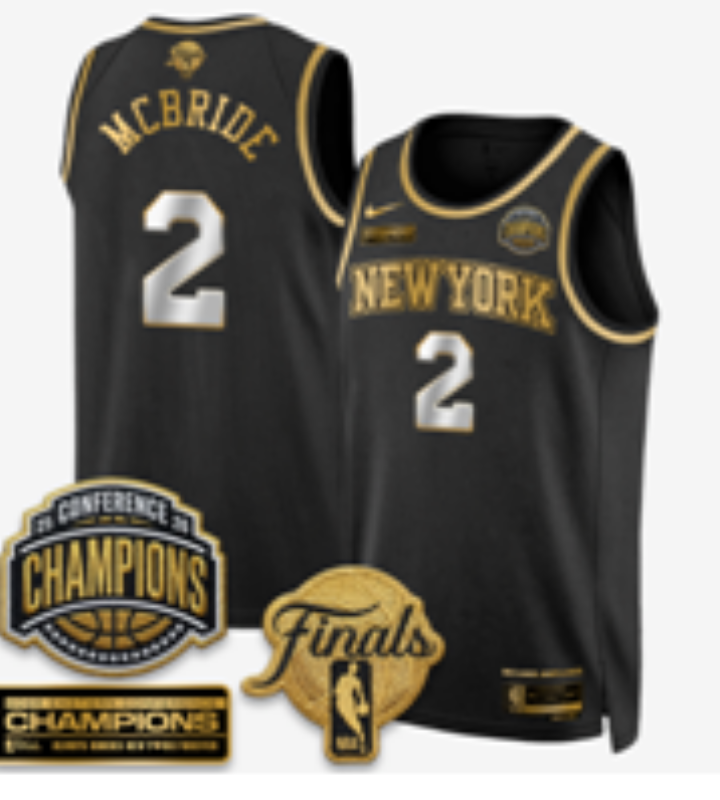 Men New York Knicks #2 Mcbride black 2026 Nike NBA jersey 071500